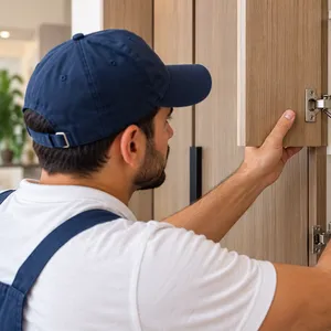 Cupboard hinge installation (upto 2)