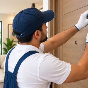 Door accessory installation