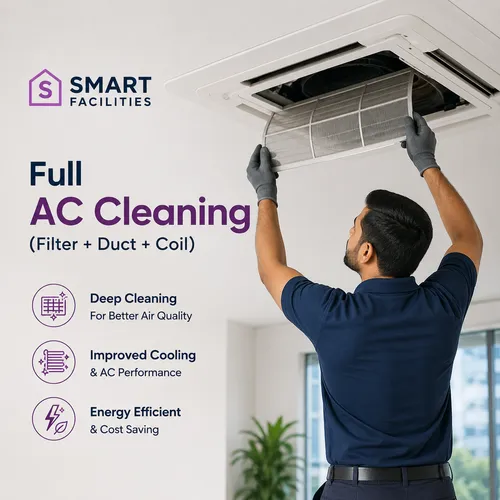 Full AC Deep Cleaning(Filter+Duct+Coil)